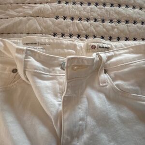 AG white denim